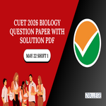 CUET 2026 Biology Question Paper May 22 Shift 1 with Solution Pdf